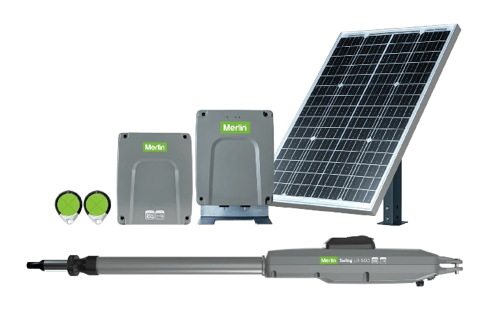 Merlin Solar Rural Swing Gate