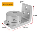 Swing Gate Bolt on Bearing Hinges for 600 KG Gates /PAIR