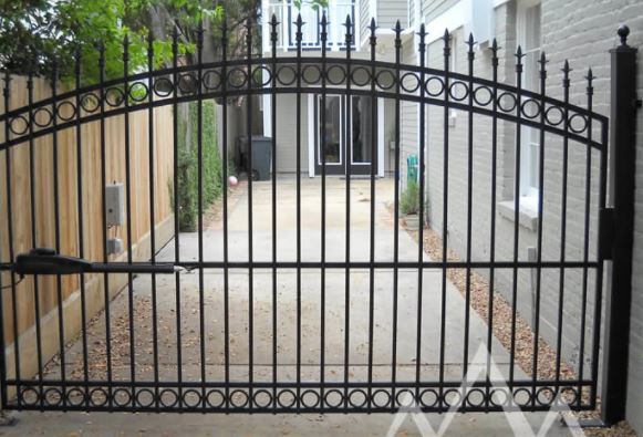 Steel Decorative wrought iron Zinc Plated Ring 120x12mm