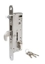 Swing Gate Mortise Lock H Metal 35 mm Back Set complete Kit- Aluminium Handle