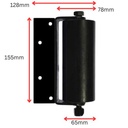 Top Guide Roller for Sliding gate size 155x65mm with holding bracket