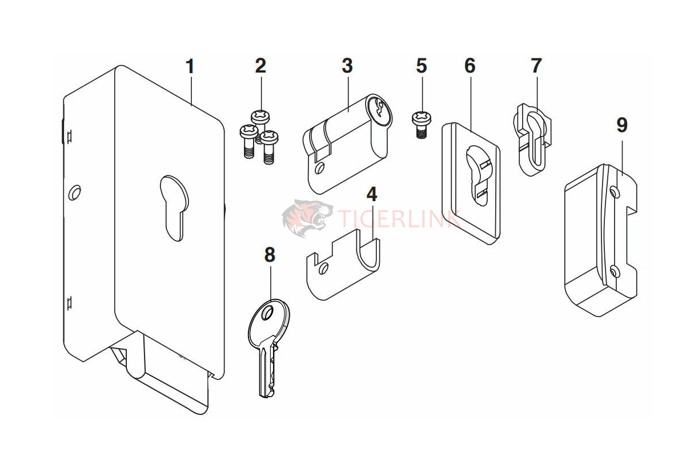 VIRO Electric Lock 12V Horizontal Automatic Electric Gate Lock