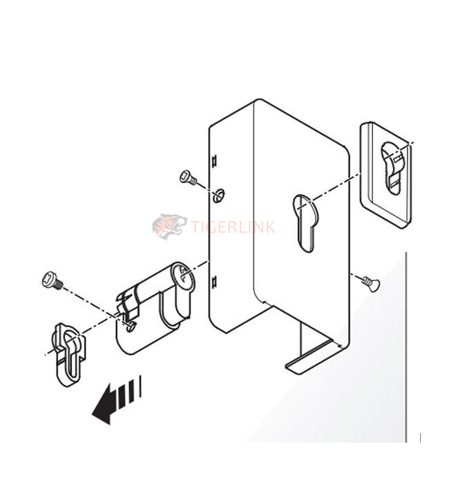 VIRO Electric Lock 12V Horizontal Automatic Electric Gate Lock