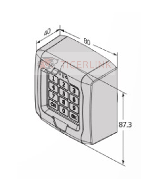 Genuine Digital Wireless Keypad BFT Motor Q BO Touch