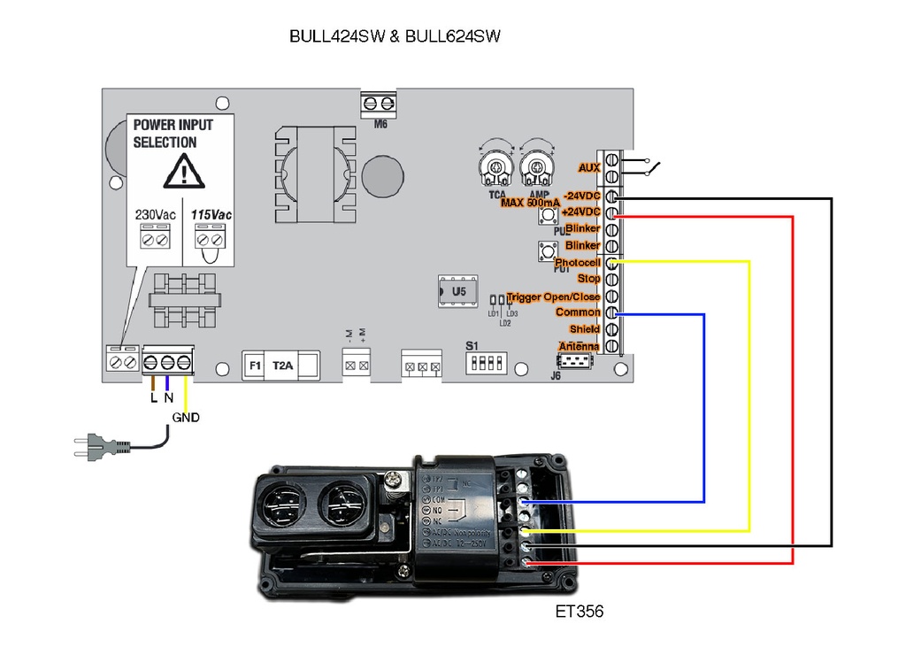 Waterproof Safety Laser Reflector Photo Beam Sensor for Sliding Gate or Swing Gate Motors-with Cover