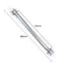 Stainless Steel 304 Heavy Duty Self Closing Spring Coil Gate Closer 360mm