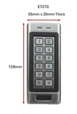 Digital Dual Relay Keypad  Weather Resistant IP66 for 12/24 V