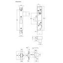 Stainless Steel Mortice Lock - Lockwood 3782 Short 23mm Backset Universal Mortice Locks
