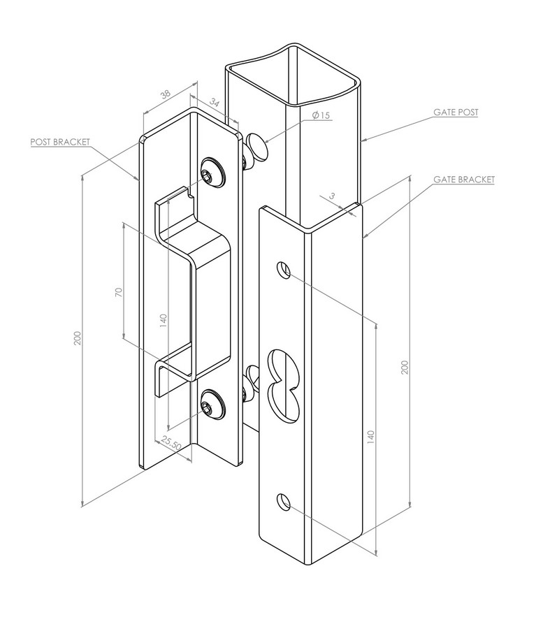 Gatemaster Security Keep for Super Lock