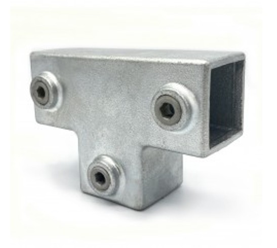 Tigerclamp Square Connector Long TEE  Fit 40x40mm Tube