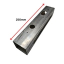 Locinox Euro Lock Box to suit For 40mm Frame 250mm long, Weld-In