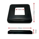 Base Post Cover for posts size 75x75mm, 170x170mm base- Black