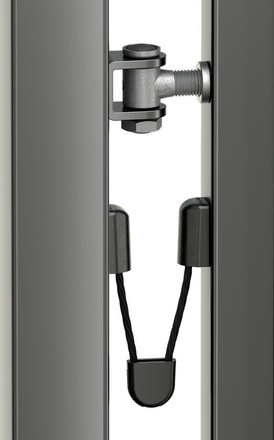 Stainless Steel Door Loop Safety Cable for gates up to 500 kg - 200mm Length, Diametre 5mm