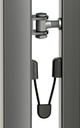 Stainless Steel Door Loop Safety Cable for gates up to 500 kg - 200mm Length, Diametre 5mm