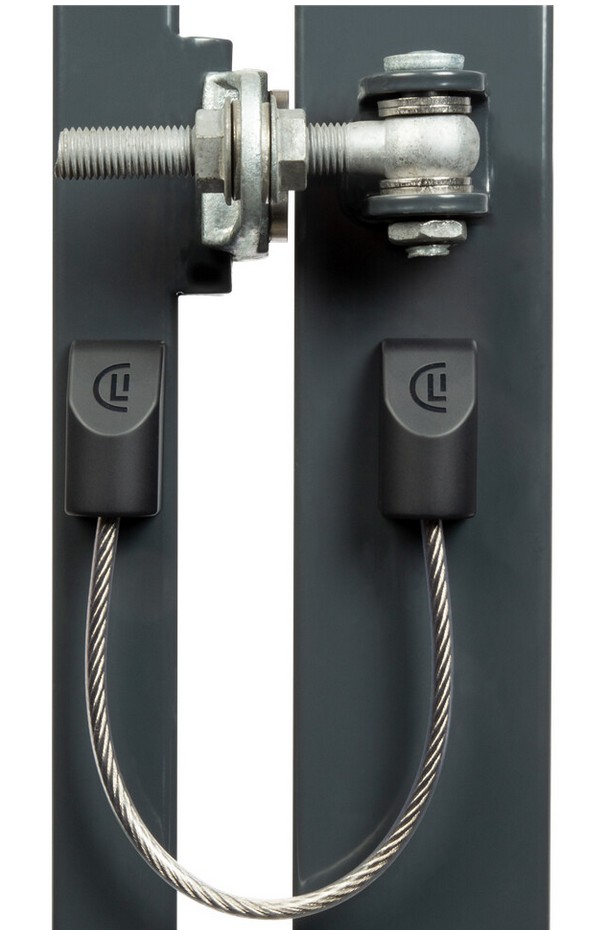 Stainless Steel Door Loop Safety Cable for gates up to 500 kg - 200mm Length, Diametre 5mm