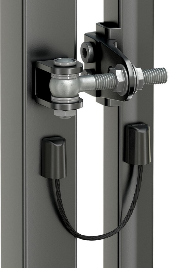 Stainless Steel Door Loop Safety Cable for gates up to 500 kg - 200mm Length, Diametre 5mm