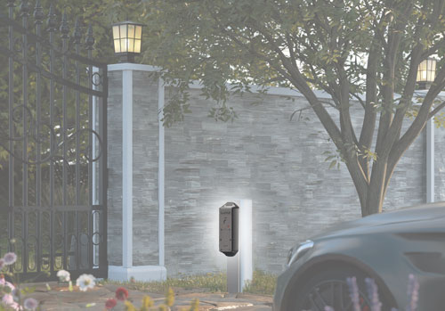 Wireless Vehicle Detector Post Mount E-Loop with Radar Kit