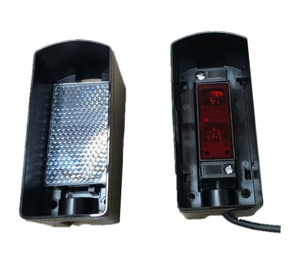 Sliding Gates or Swing Gates Safety Reflector beam kit with protector hood for Merlin & Grifco HPS15