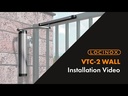 Locinox Verticlose 2 Hydraulic Gate Closer, Wall Mount - 150kg, Up To 1500mm - Silver