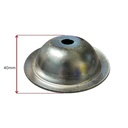 Industrial Steel Pallet Feet -135mm Round, Zinc Finished