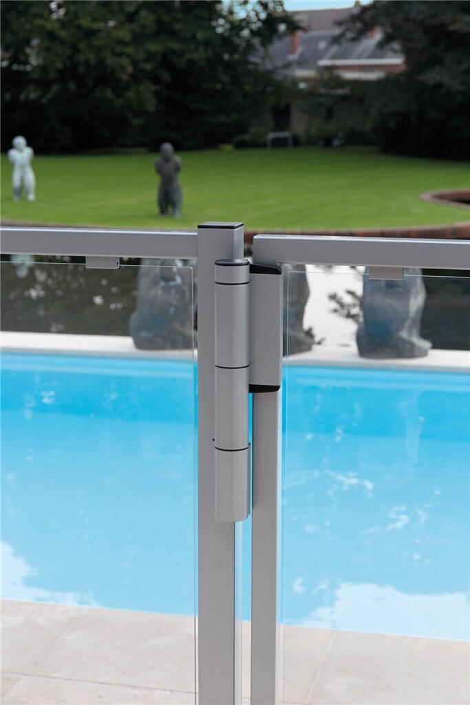 Locinox Mammoth Self / Soft Closing Hinges - Silver, 150kg, Up To 1500mm - Set