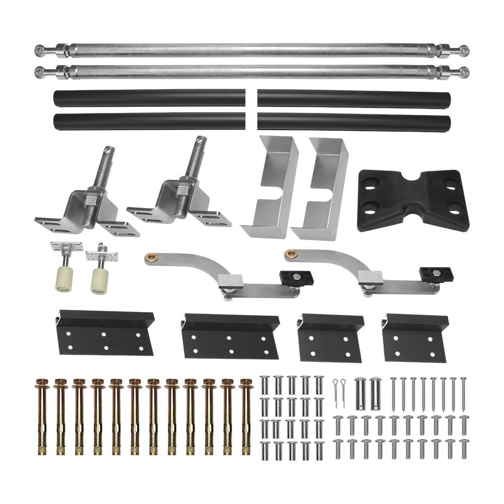 Trackless Bi-Folding Gate Hardware For Swing Gate 1m-1.6m Two Leaves (Pull to Open)