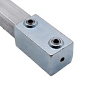 Tigerclamp Double Galvanised Connector Square Sleeve JointFit 40x40mm Tube (copy)