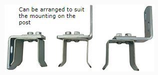 Sliding Gate Holder with Mounting Bracket- 65mm