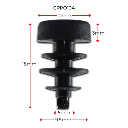 [CPPO104] Plastic Round Cap 10mm (0.8-1.5mm wall).webp
