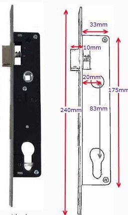 Swing Gate Mortise lock Euro Cylinder 20mm Backset in Chrome Face.jpg