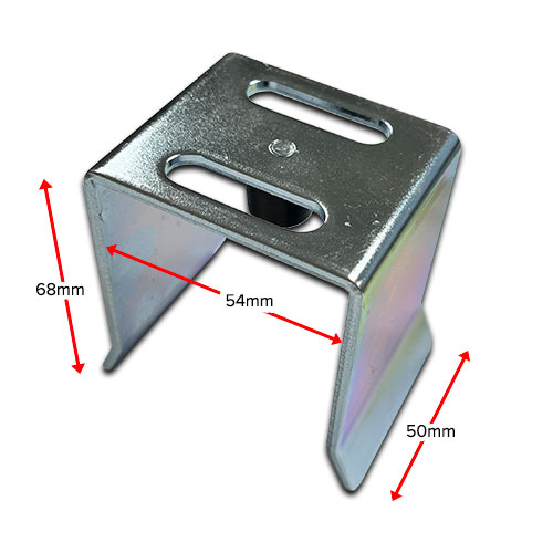 50mm Sliding Gate Holder with Rubber