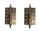[HN940] Stainless Steel Decorative Butt Hinges - 150x100x2.5mm, Rusted Finish - Pair.webp