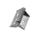 [HN126] 304 Stainless Steel Spring Self Closing Hinges - 83x75mm, Chrome Finish - Each (1 Hinge).webp