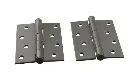 [HN124] Zinc Plated Steel Butt Hinges - 100x75x2.5mm, Woodland Grey- Pair.webp