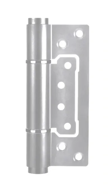 [HN236] Heavy Duty Soft-Closing Hydraulic Gate-Door Flush Hinge 132mm Height in Silver sold as singl.webp