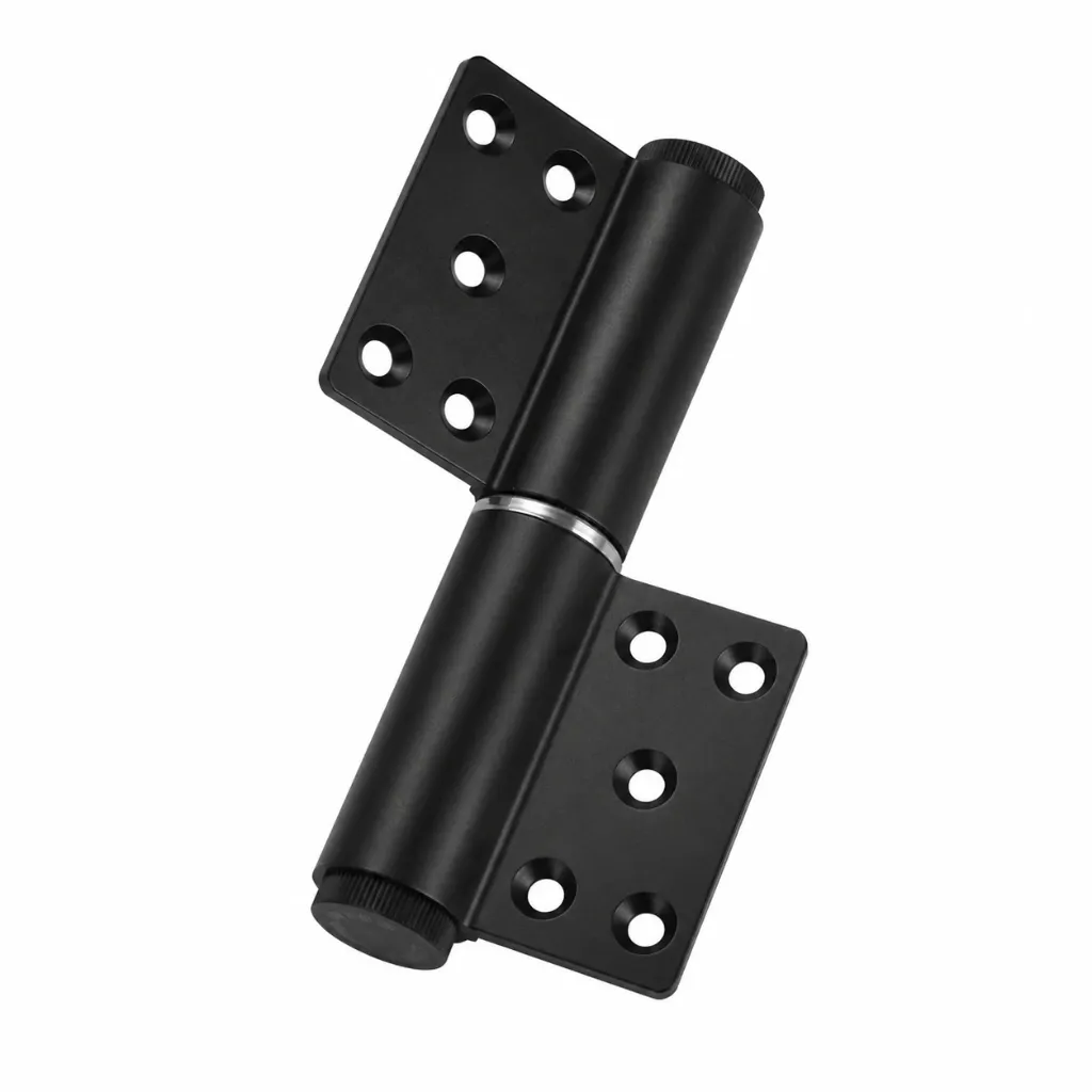 [HN218] Heavy Duty Soft-Closing Hydraulic Gate-Door Flag Hinge  152.5mm Height in Black sold as sing.webp