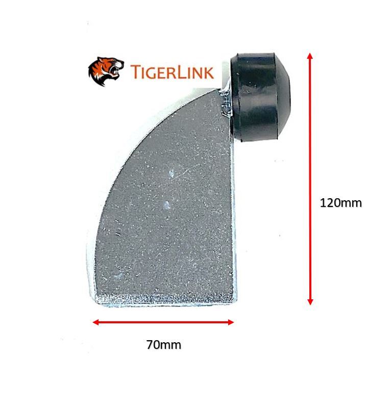 HD Weld On Gate Stopper 115 mm