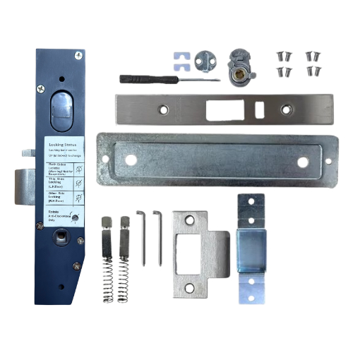 Lockton Stainless steel inflame Swing Gate Lock 23 MM BACKSET Lock with Plate