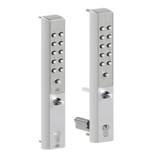 [FK596] Locinox - VITA Mechanical code lock Double Side for Insert Locks 50mm (VITA-50-VSZ-2-SILV) Silver