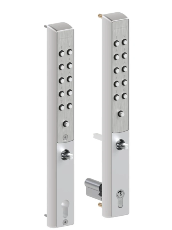 [FK954] Locinox - VITA Mechanical code lock Double Side for Insert Locks 50mm Silver