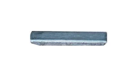 [CPAC406] Aluminium rectangular end cap for tube size 50x10mm (0.9mm wall)