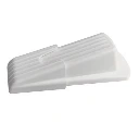 Silicone Safety Door Stoppers Block Wedge - White