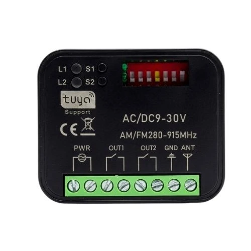 [GM606] WiFi Universal Multi-Frequency RX Receiver (300-868MHz, AC/DC 9-30V)