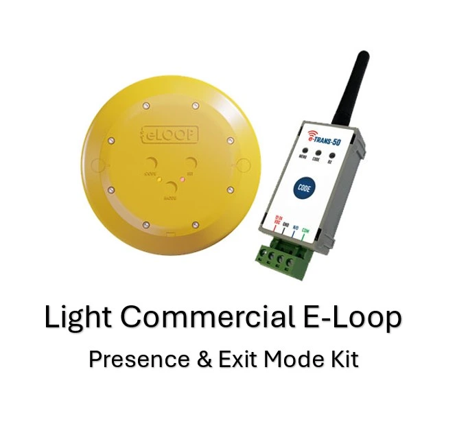 Wireless Vehicle Detector E-Loop Light Commercial 3000 mA Kit Presence & EXIT Parking Modes