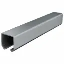 Galvanised Steel Overhead/Hanging Sliding Gate Track 35mm width- Type A, up to 120kg, 3m Length