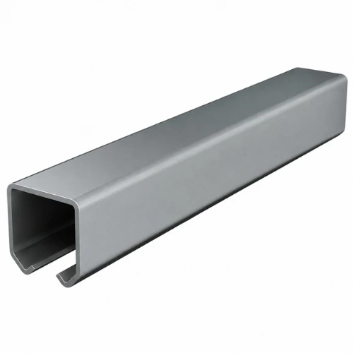 Galvanised Steel Overhead/Hanging Sliding Gate Track 60mm- Type A, up to 450kg, 3m Length