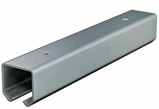 [RT205] Galvanised Steel Overhead/Hanging Sliding Gate Track 60mm- Type A, up to 450kg, 3m Length