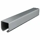 Galvanised Steel Overhead/Hanging Sliding Gate Track 60mm- Type A, up to 450kg, 3m Length