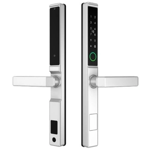 [EL001] TigerTech Waterproof Security Fingerprint Smart Outdoor Electric Lock for 50x50mm Frame, IP66- Silver