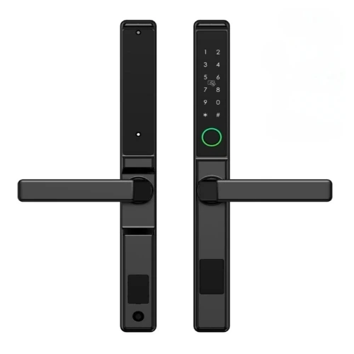 [EL002] TigerTech Waterproof Security Fingerprint Smart Outdoor Electric Lock for 50x50mm Frame, IP66 - Black